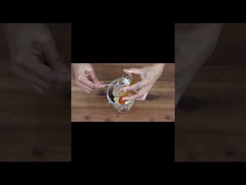 #youtubeshorts How to make Blueberry, Banana, Chia Seeds & Peanut Butter Smoothie #smoothies