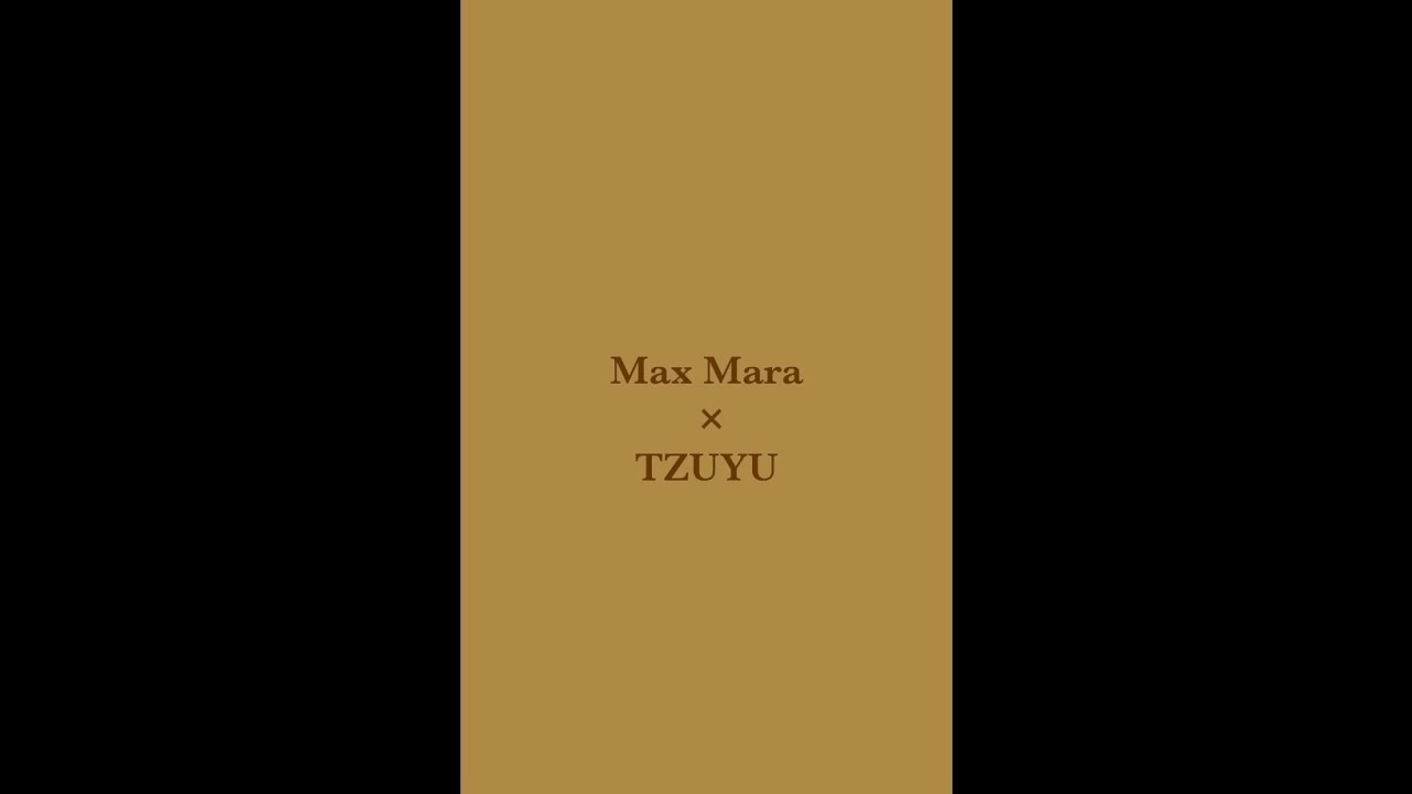 The Max Mara “THE CAMEL, timeless” pop-up store Behind of TWICE TZUYU 🎬