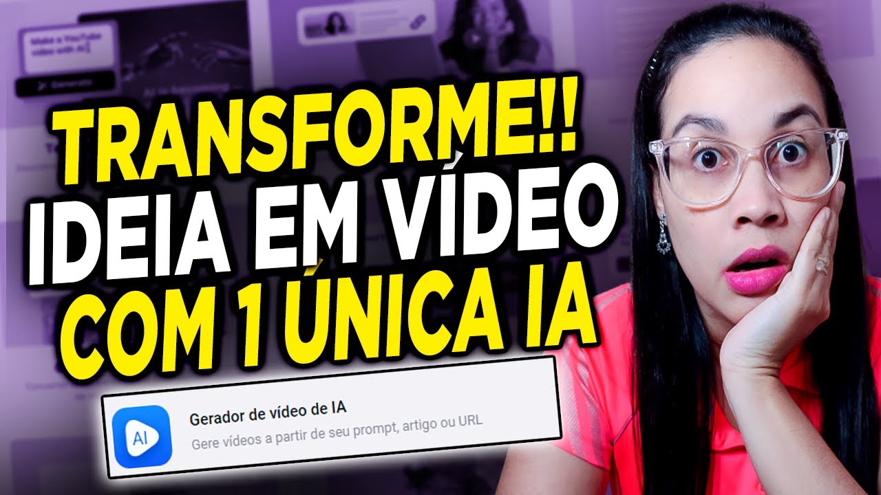 Essa FERRAMENTA de IA TRANSFORMA uma IDEIA em VÍDEO DARK para CANAL no YOUTUBE