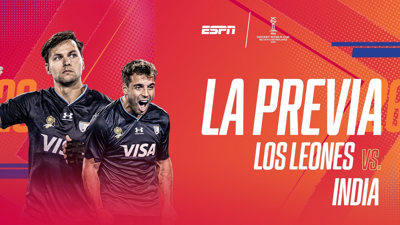 🔴 EN VIVO | LOS LEONES VS. INDIA | MUNDIAL DE HOCKEY MASCULINO