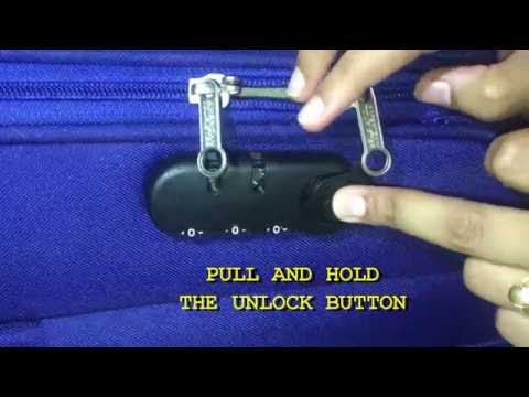 american tourister number lock