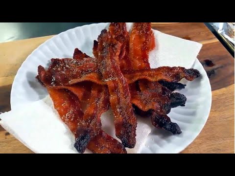 How to make perfect crispy bacon every time! Easy recipe