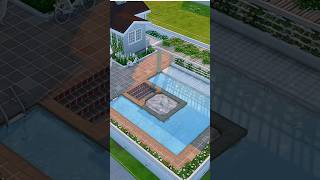 Hot tub in a pool 💦#sims4 #thesims4 #thesims #ts4 #sims4tutorial#simstok #sims #sims4build #simstips