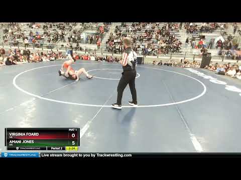 55 Lbs Round 1 - Virginia Foard, VA Vs Amani Jones, GA 4b62