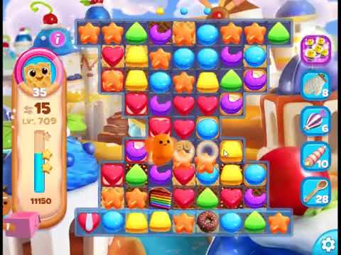 Cookie Jam Blast Level 709 - NO BOOSTERS 🍪 | SKILLGAMING ✔️