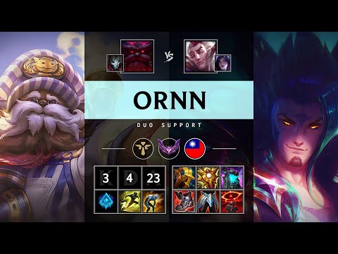 Ornn Support vs Rakan - TW Master Patch 25.14