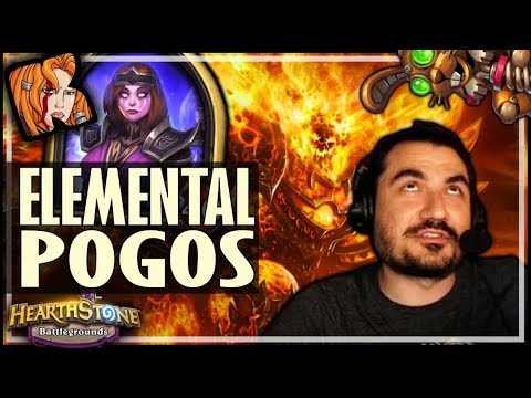 POGOS WORK WITH ELEMENTALS JUST FINE! - Hearthstone Battlegrounds