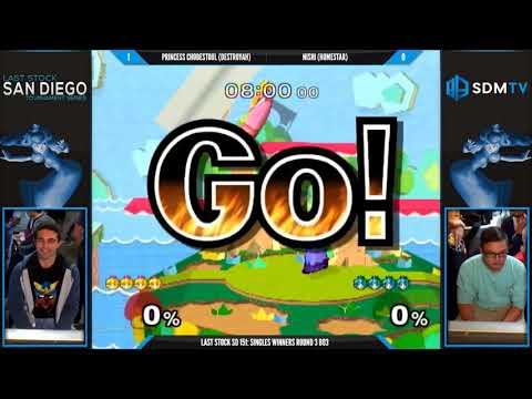 LSSD 151 - Destroyah (Peach) vs. Nishi (Peach) - SSBM WR3 - Smash Melee