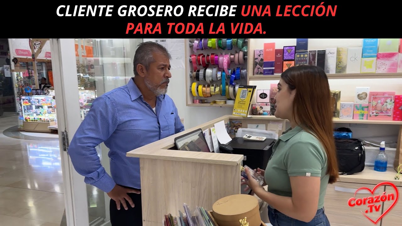 Cliente grosero recibe una lección para toda la vida.