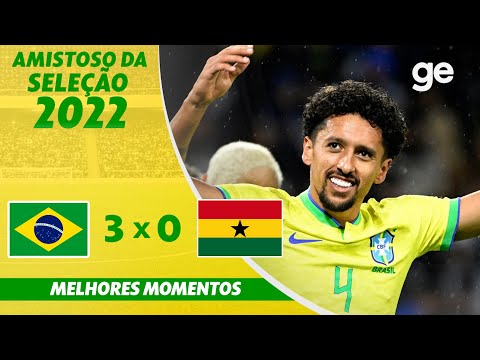 BRASIL 3 X 0 GANA | MELHORES MOMENTOS | AMISTOSO DA SELEÇÃO BRASILEIRA 