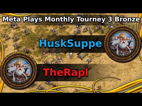 Age of Mythology: Suppe vs Rapl - Meta Plays Monthly Tournament #3 - Bronze Match