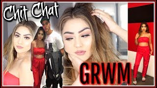 CHIT CHAT GRWM: SOFT BROWN SMOKEY EYE ♡ ft. Sam Marcel