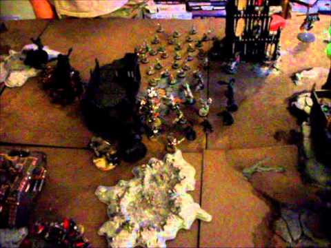 The Great Crusade Battle Report; Word Bearers vs Orks; Game 1; Death Swamps