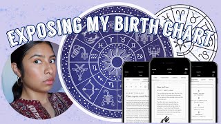 READING MY BIRTH CHART FOR THE FIRST TIME EVER | COSTAR APP