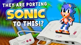 SOMEONE IS MAKING A SONIC GAME FOR IT!!?? - A NEW AMSTRAD GX-4000 Game!