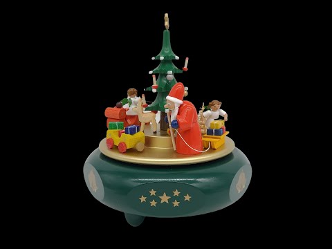 Handmade German 6.7 inch music box Christmas dreams - Sweet Bells