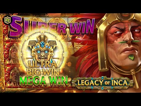 Slot Epic BIG WIN 💥 Legacy of Inca 💥 New Online Slot - Play’n GO - All Features