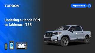 Updating a Honda ECM to Address a TSB