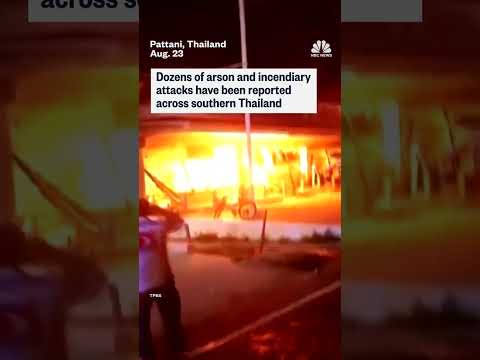 Dozens of attacks reported across southern Thailand