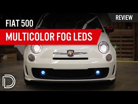 Fiat 500 Multicolor Fog LEDs