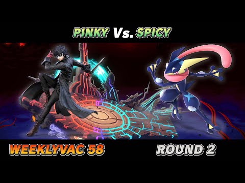 WeeklyVac 58 - SSBU - Pinky (Joker) vs Spicy (Greninja)