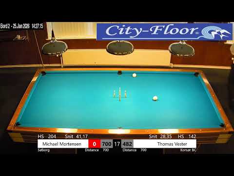 1.Division | Søborg BK - Korsør BC | 25.01.2026 | Bord 2