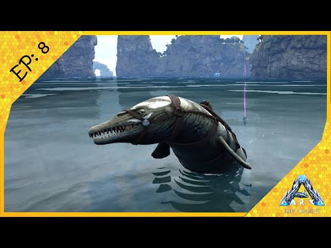 TAMING A MAX LEVEL BASILOSAURUS! Ark: Genesis [EP8]