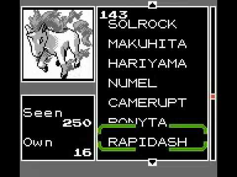 Pokemon Prism Complete Pokedex (2 Missing)