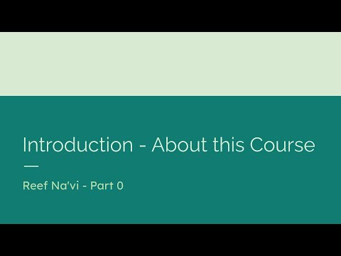 Course Introduction [Reef Na'vi | Part 0]