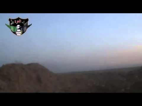 استهداف  قوات النظام بقذائف الهاون في مطار الطبقة العسكري