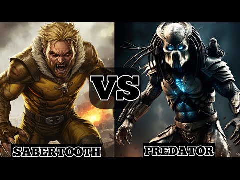 Sabretooth vs Predator | The Ultimate Showdown of Beast and Hunter