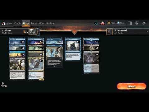 Mill or Kill Rogues Decathlon Historic Artisan Even - MTG Arena Deck Idea