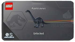 Lego Jurassic World - How to Unlock Apatosaurus Dinosaur Character Location