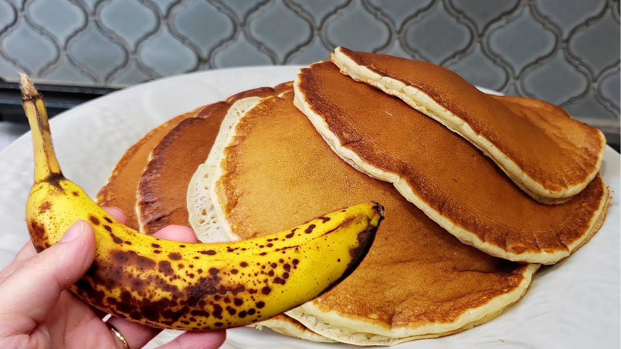 How To Make Banana Pancakes Fluffy Recipe