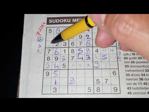 (#3264) Hungry for more Sudoku's? Not today! Medium Sudoku puzzle. 08-19-2021