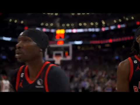 Chris Boucher dunks from the Free Throw 02/23/23