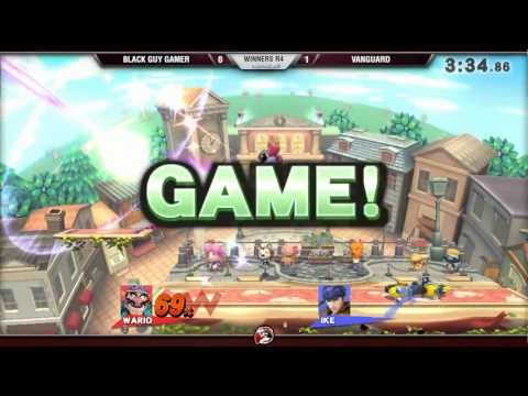 VS Weekly 3/23/17 - Winners R4 - BlackGuyGamer (Wario) vs. Vanguard (Ike) - Smash 4