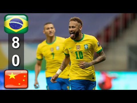 Neymar is Unstoppable! Brazil vs China (8-0) Full Review