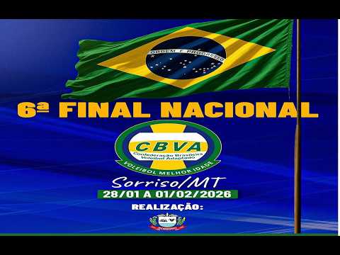 Paulinia X São Paulo - Fem+58 - CBVA 6ª Final Nacional - Super Liga Melhor Idade - SemiFinal