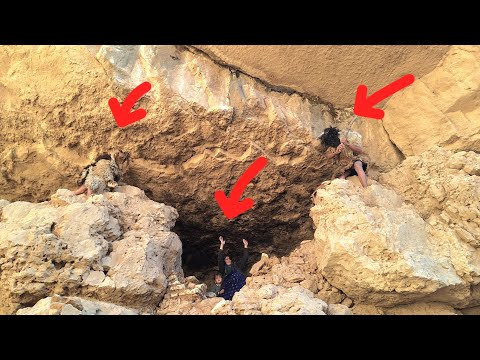 Fariba leaving the house and escaping from the cave dwellers