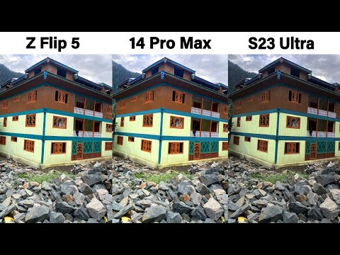 Samsung Galaxy Z Flip 5 Vs Samsung Galaxy S23 Ultra Ve iPhone 14 Pro Max