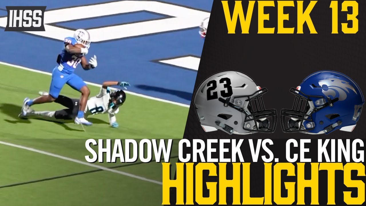 C-E King Dominates Shadow Creek 51-6 in High-Octane Football Match