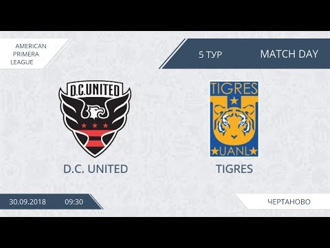 AFL18. America. Primera. Day 5. D.C. United - Tigres