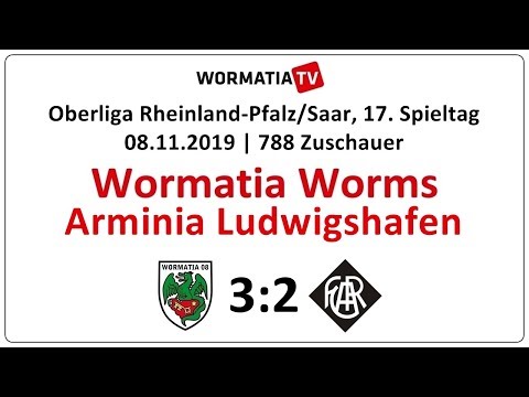 Zusammenfassung Wormatia - Arminia Ludwigshafen 3:2 (08.11.2019)
