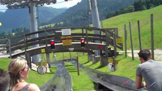 preview picture of video 'Kaiserwinkl Walchsee Sommerrodelbahn'