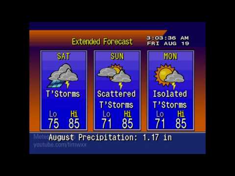 THE WEATHER CHANNEL - WEATHERSTAR 4000 - What it is and how to run a copy