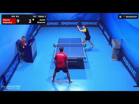 16:20 Mykola Halynskyi - Andrii Shamrai 21.08.2023 TT Euro.Cup  Ukraine Star. TABLE 3