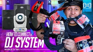 MOBILE DJ TIPs: How to set up a DJ System (Speakers & Lights)