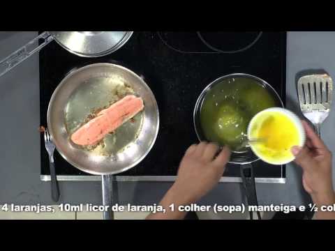 Receitas Bom Sabor 07/04/2014 - Salmão grelhado com risoto de amêndoa