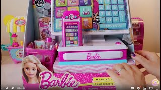 Cash Register Toy for Children: Mini Mouse & Barbie Cash Register, Baby Doll Shopping Pretend Play